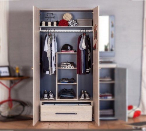 Шкаф 2-х дверный "Trio" фото 4 Шкаф 2-х дверный "Trio" фото 4