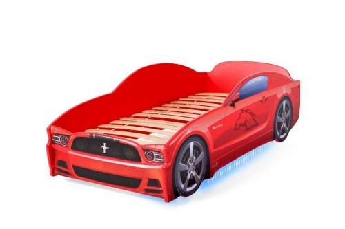 Кровать-машина "Мустанг" LIGHT фото 7