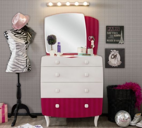 Комод "Yakut Rubin" с зеркалом Комод "Yakut Rubin" с зеркалом