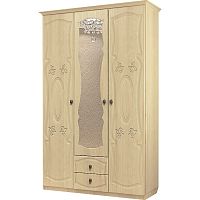 Шкаф 3-х створчатый с ящиками 1350