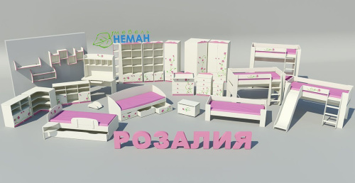 Полка РОЗАЛИЯ П-1Д1 фото 2 Полка РОЗАЛИЯ П-1Д1 фото 2