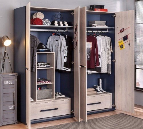 Шкаф 2-х дверный "Trio" фото 3 Шкаф 2-х дверный "Trio" фото 3